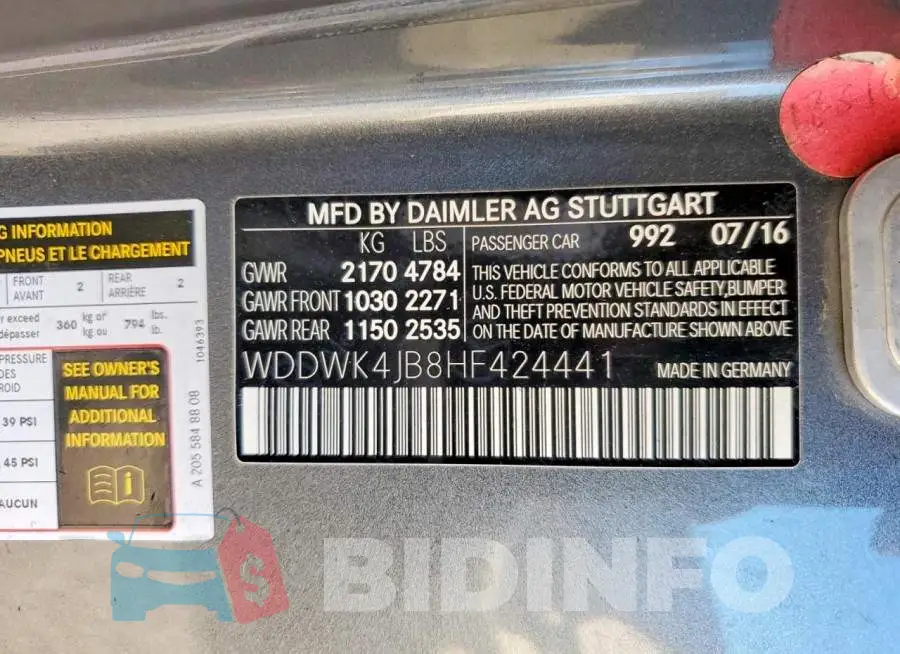 WDDWK4JB8HF424441 Photo# 12