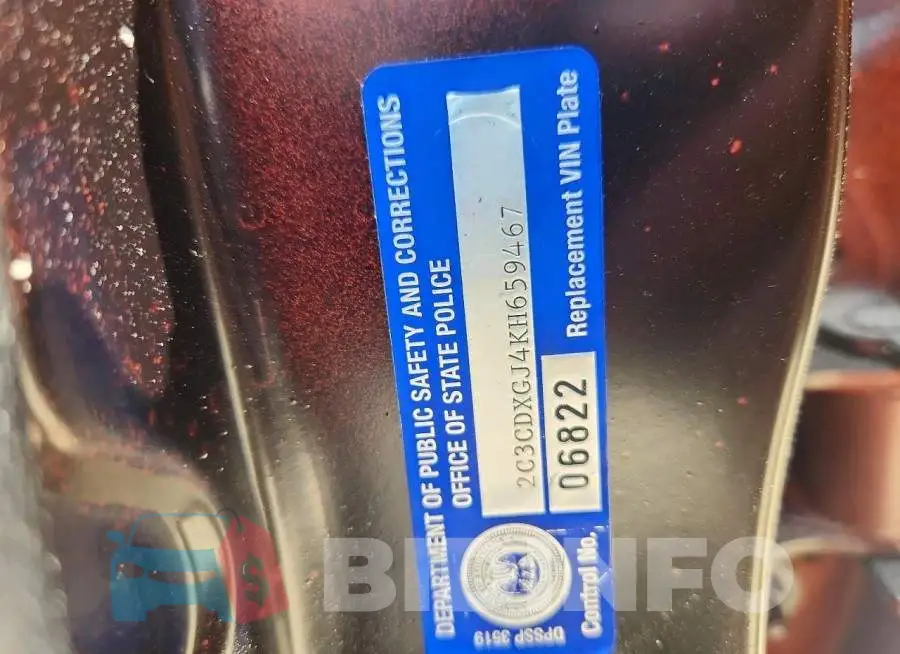 2C3CDXGJ4KH659467 Photo# 12