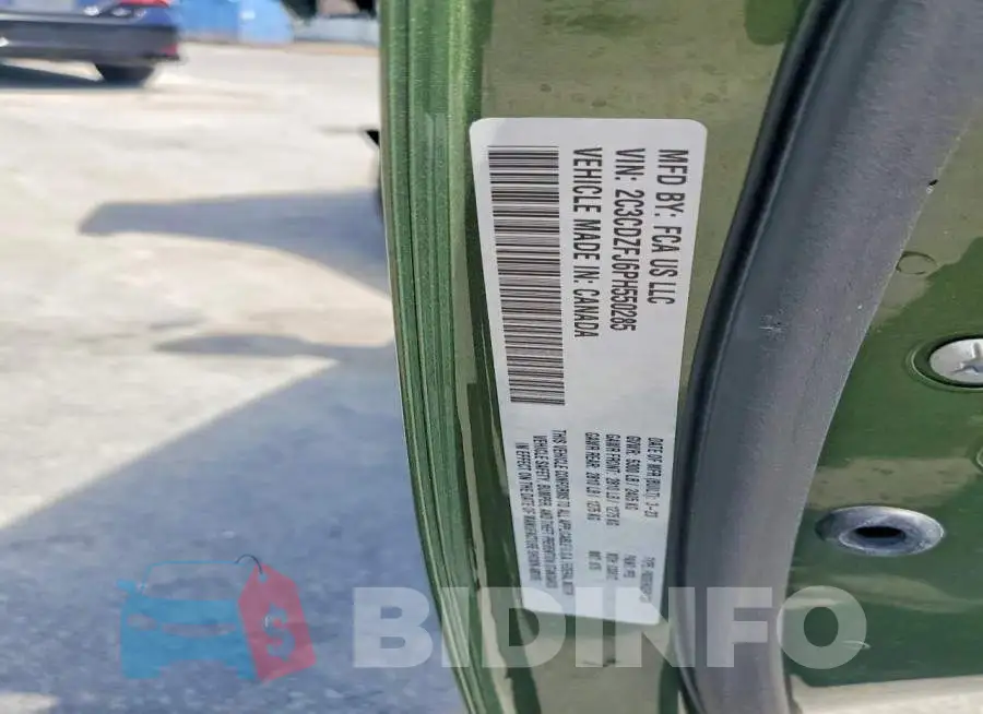 2C3CDZFJ6PH550285 Photo# 13