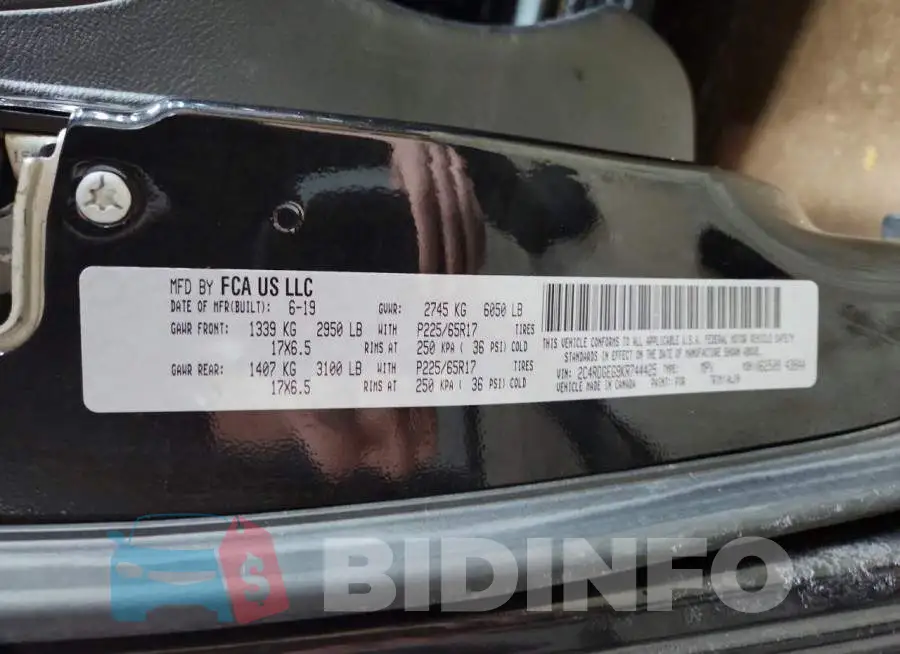2C4RDGEG9KR744425 Photo# 13