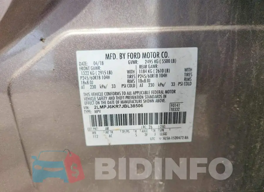 2LMPJ6KR7JBL38506 Photo# 13