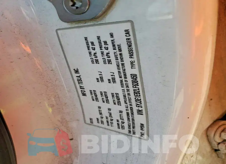 5YJ3E1EB2LF638450 Photo# 13