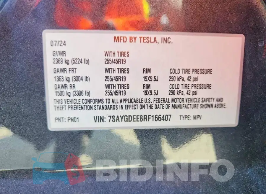 7SAYGDEE8RF166407 Photo# 12