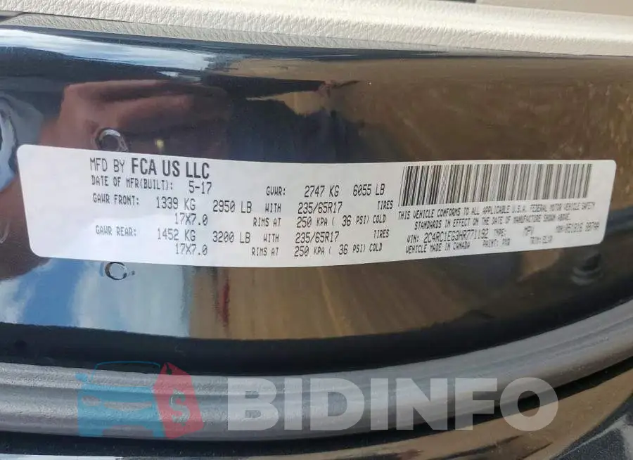 2C4RC1EG3HR771192 Photo# 13