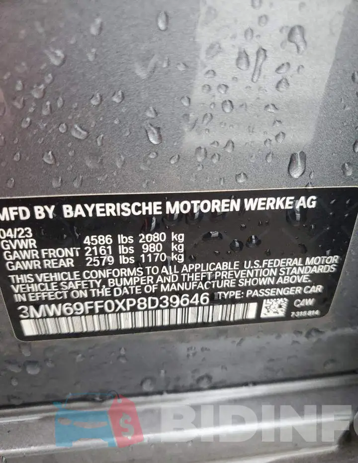 3MW69FF0XP8D39646 Photo# 13