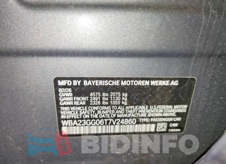 WBA23GG06T7V24860 Photo# 12