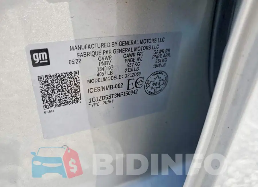 1G1ZD5ST3NF150942 Photo# 12