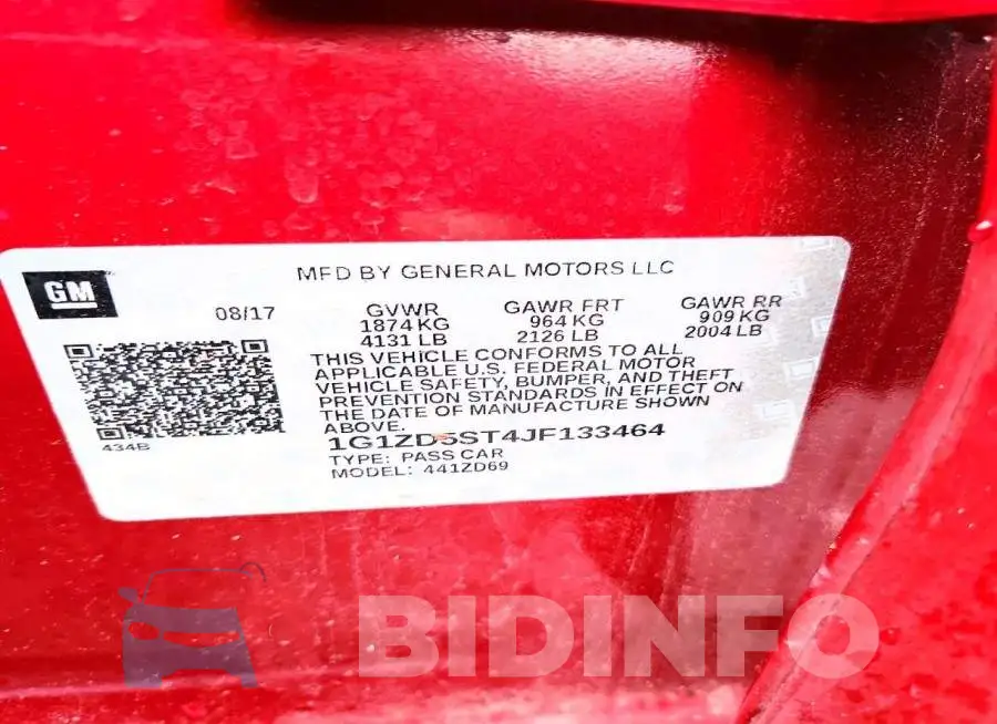 1G1ZD5ST4JF133464 Photo# 12