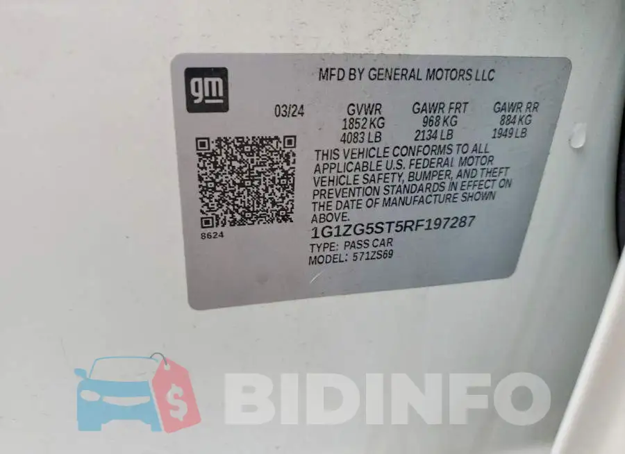 1G1ZG5ST5RF197287 Photo# 13