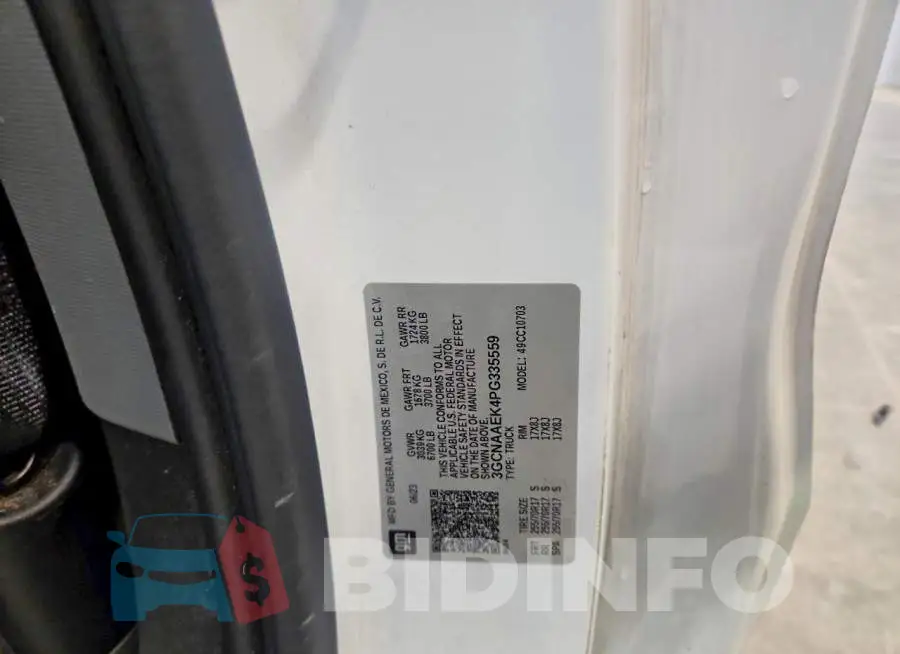 3GCNAAEK4PG335559 Photo# 12