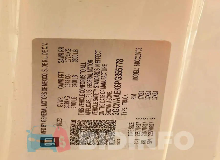 3GCNAAEK6PG355778 Photo# 12