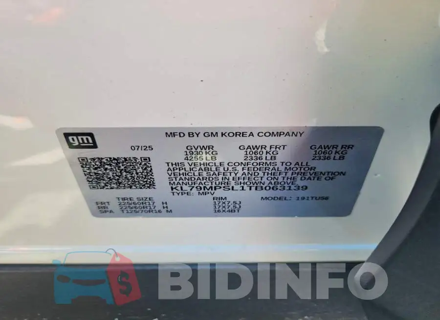 KL79MPSL1TB063139 Photo# 13