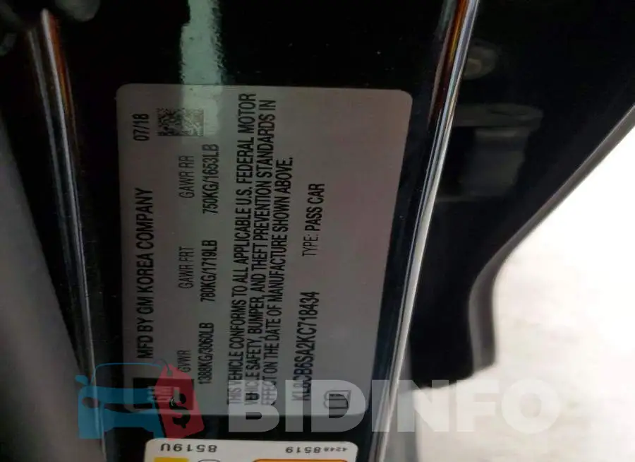 KL8CB6SA2KC718434 Photo# 13