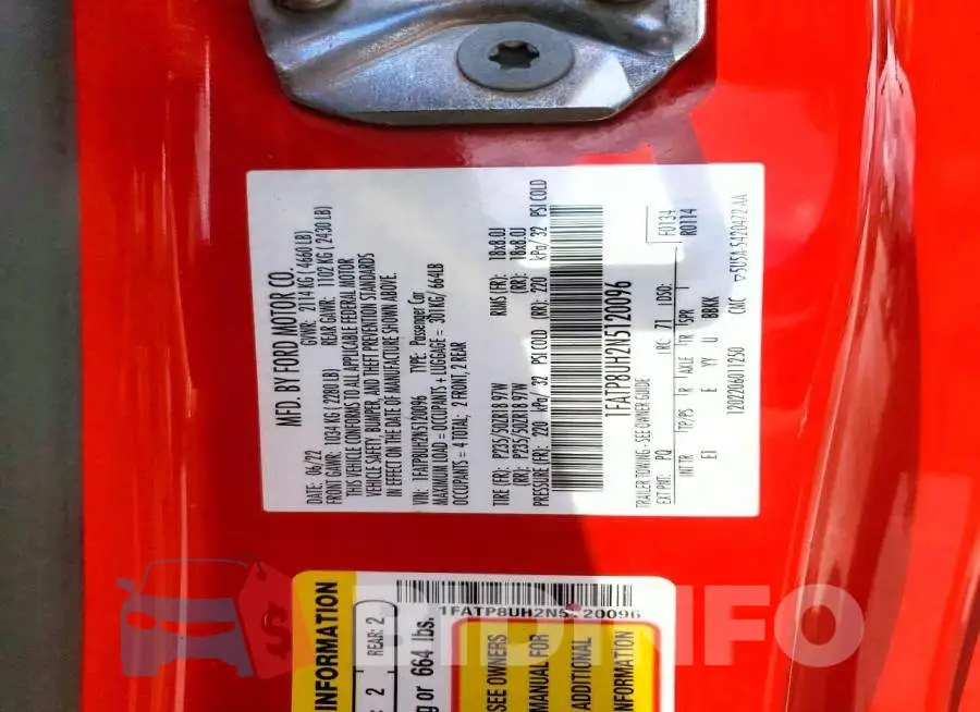 1FATP8UH2N5120096 Photo# 12