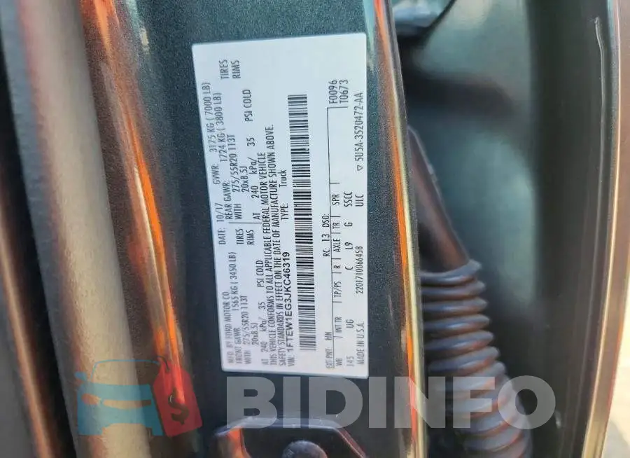 1FTEW1EG3JKC46319 Photo# 12