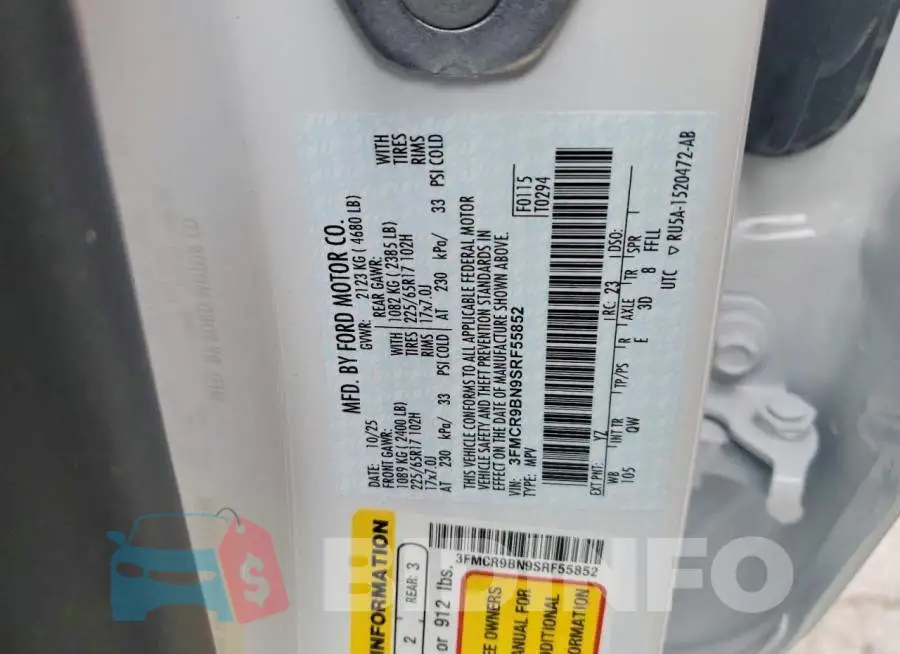 3FMCR9BN9SRF55852 Photo# 13