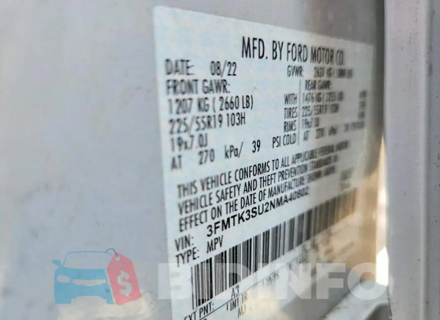 3FMTK3SU2NMA40802 Photo# 13