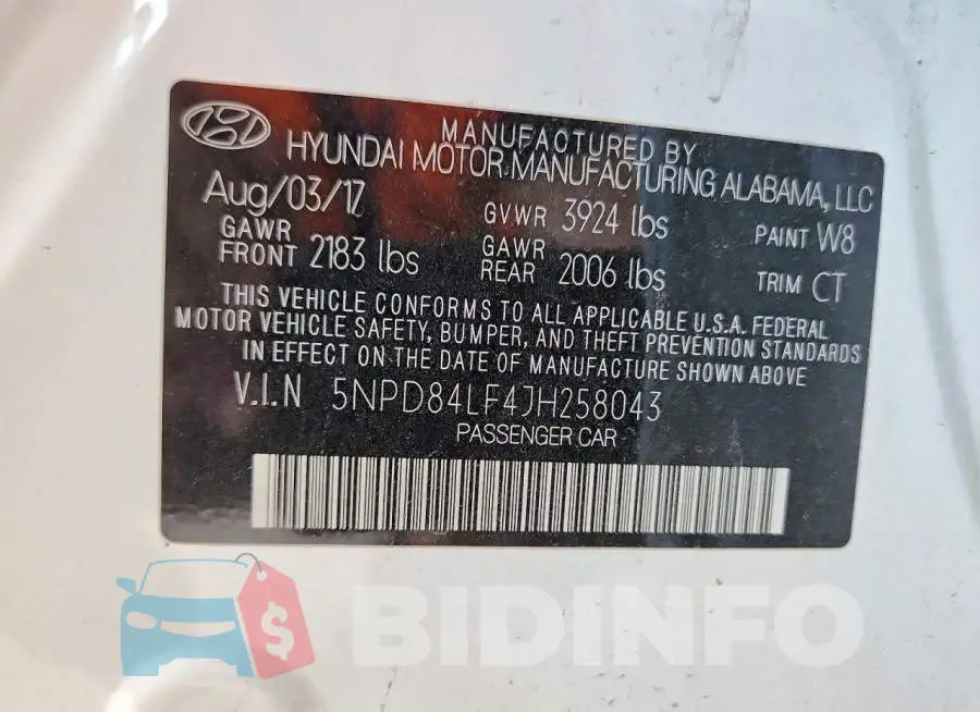 5NPD84LF4JH258043 Photo# 13