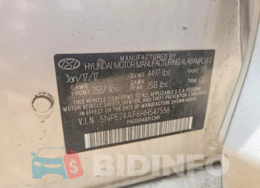 5NPE24AF6HH547556 Photo# 13