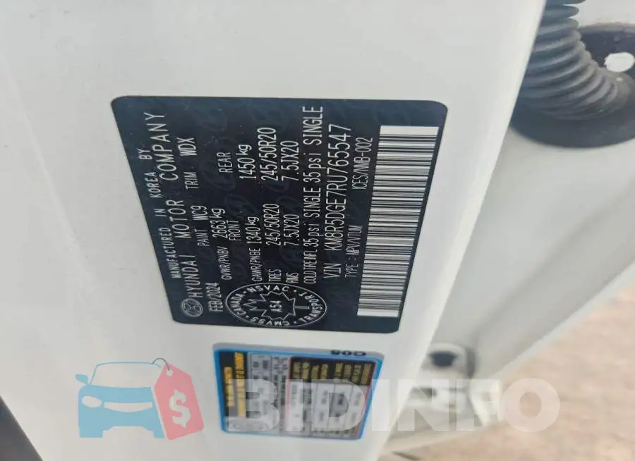 KM8R5DGE7RU765547 Photo# 14