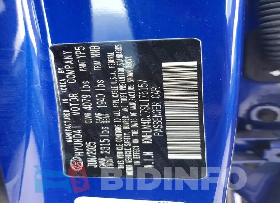 KMHLM4DJ7SU176157 Photo# 13