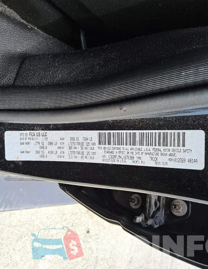 1C6SRFLM4LN270380 Photo# 13