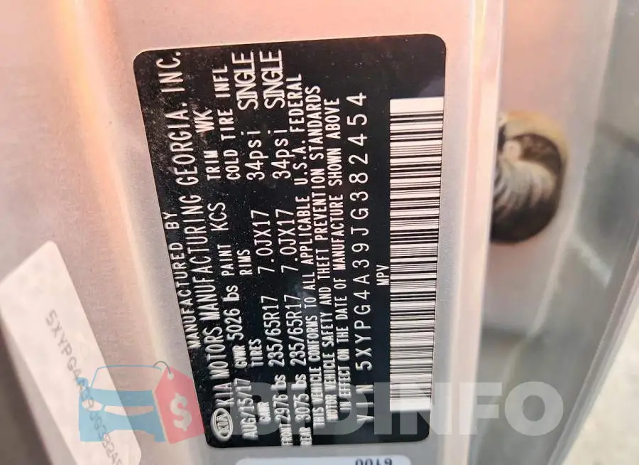 5XYPG4A39JG382454 Photo# 13