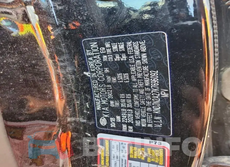 KNDJN2A27K7696092 Photo# 13