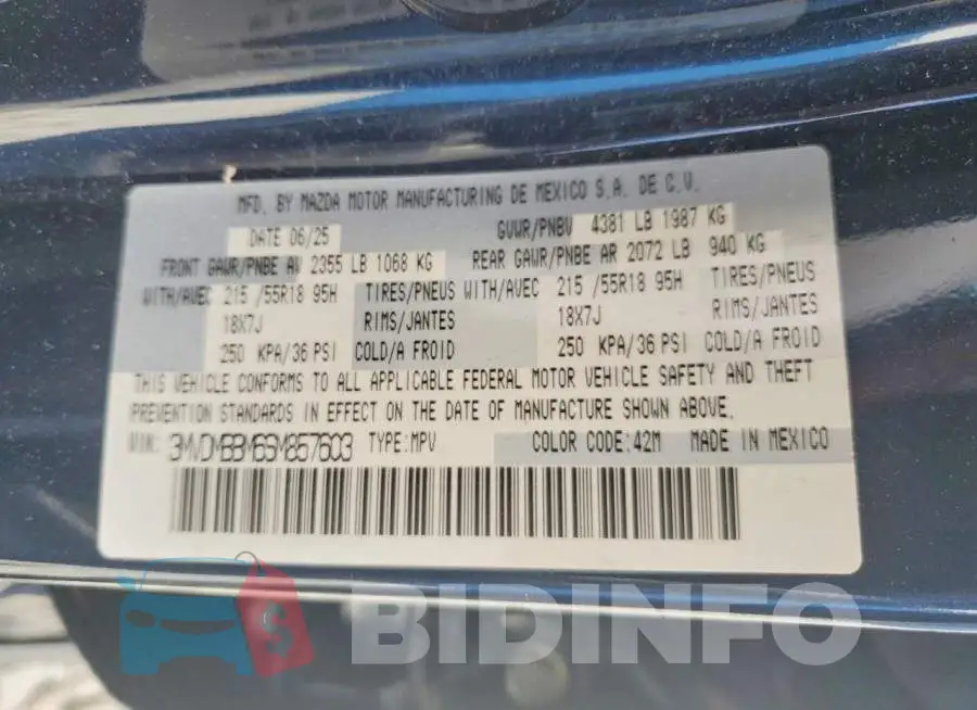 3MVDMBBM6SM857603 Photo# 12