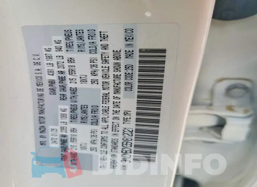 3MVDMBCM3SM812021 Photo# 12