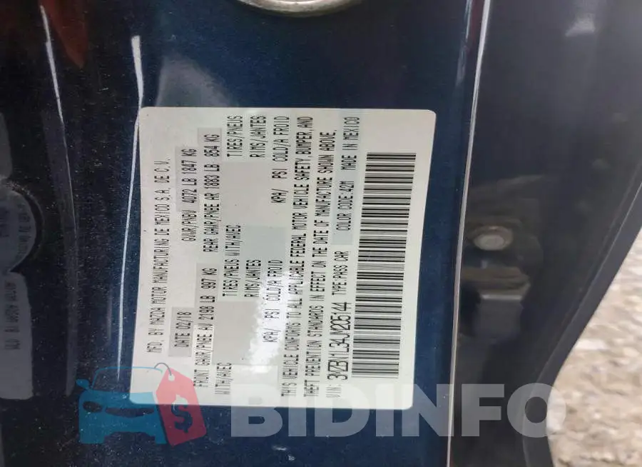 3MZBN1L34JM205144 Photo# 12