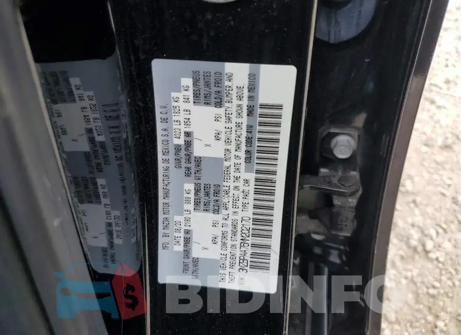 3MZBPAA76MM202170 Photo# 12