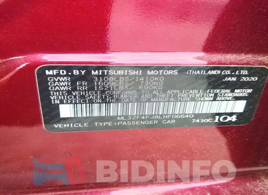 ML32F4FJ8LHF06640 Photo# 13