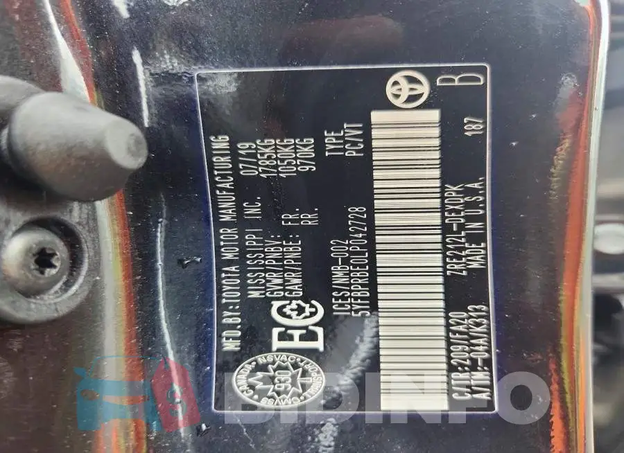 5YFBPRBE0LP042728 Photo# 12