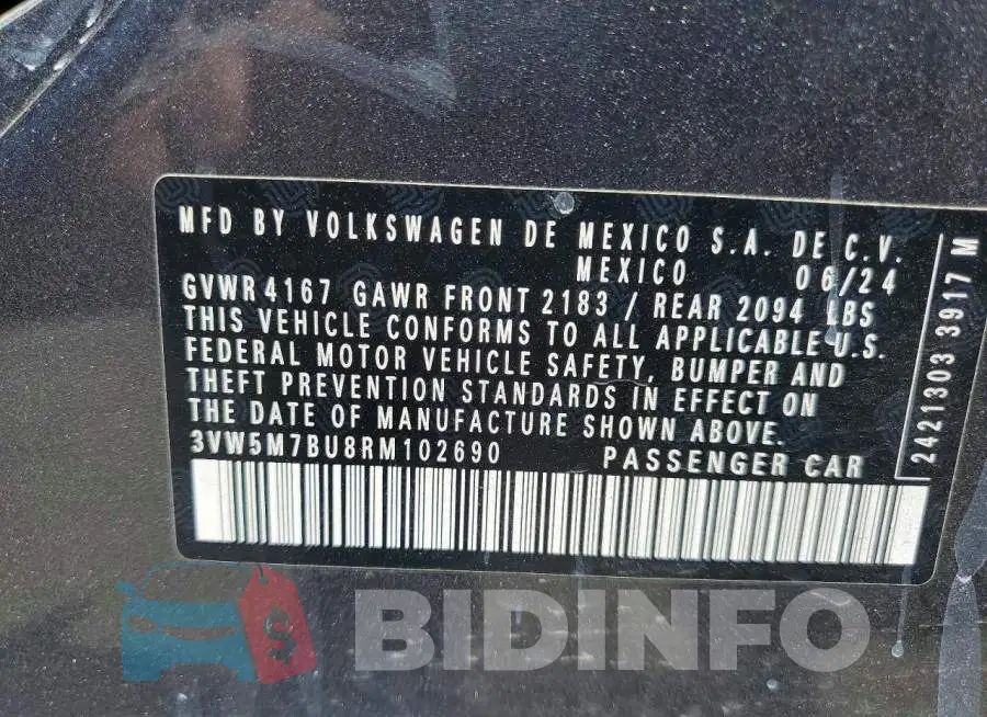 3VW5M7BU8RM102690 Photo# 13