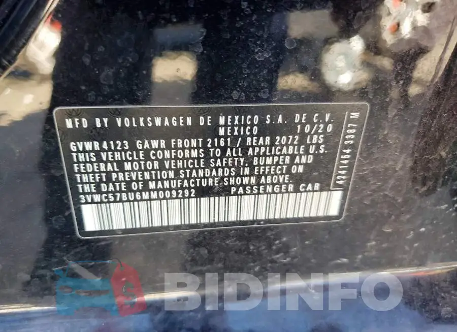 3VWC57BU6MM009292 Photo# 12