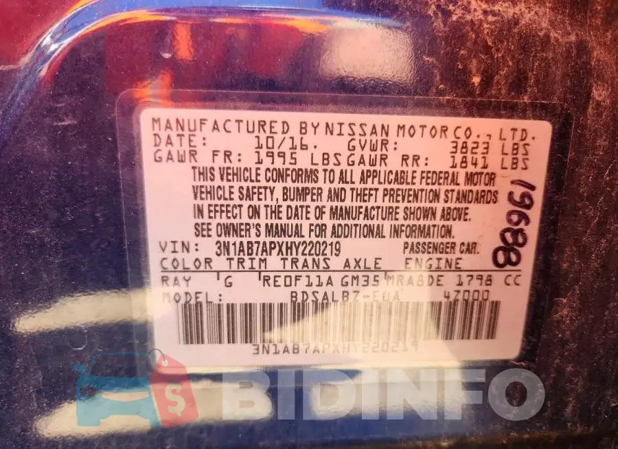 3N1AB7APXHY220219 Photo# 12