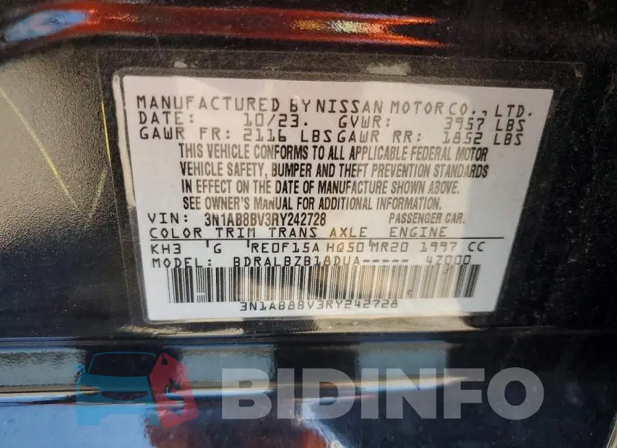 3N1AB8BV3RY242728 Photo# 12