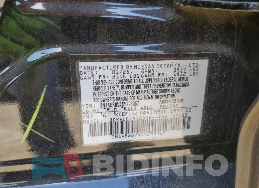 3N1AB8BV4SY293967 Photo# 13