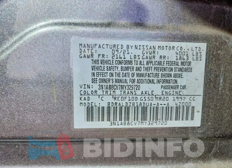3N1AB8CV7MY329720 Photo# 12