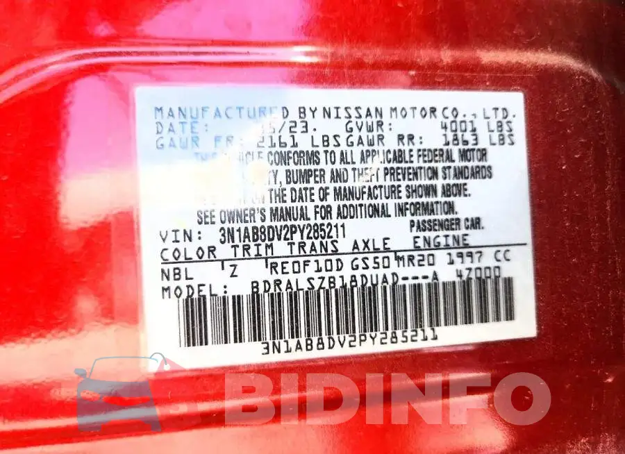 3N1AB8DV2PY285211 Photo# 12