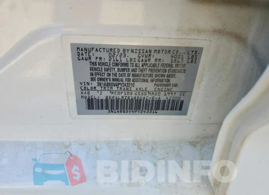 3N1AB8DV4PY243316 Photo# 12