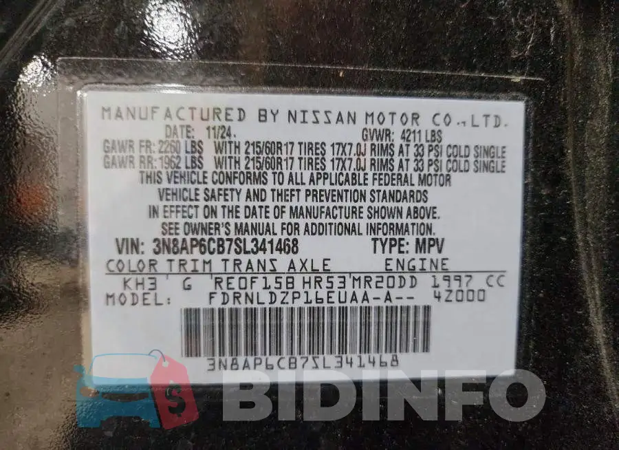 3N8AP6CB7SL341468 Photo# 14