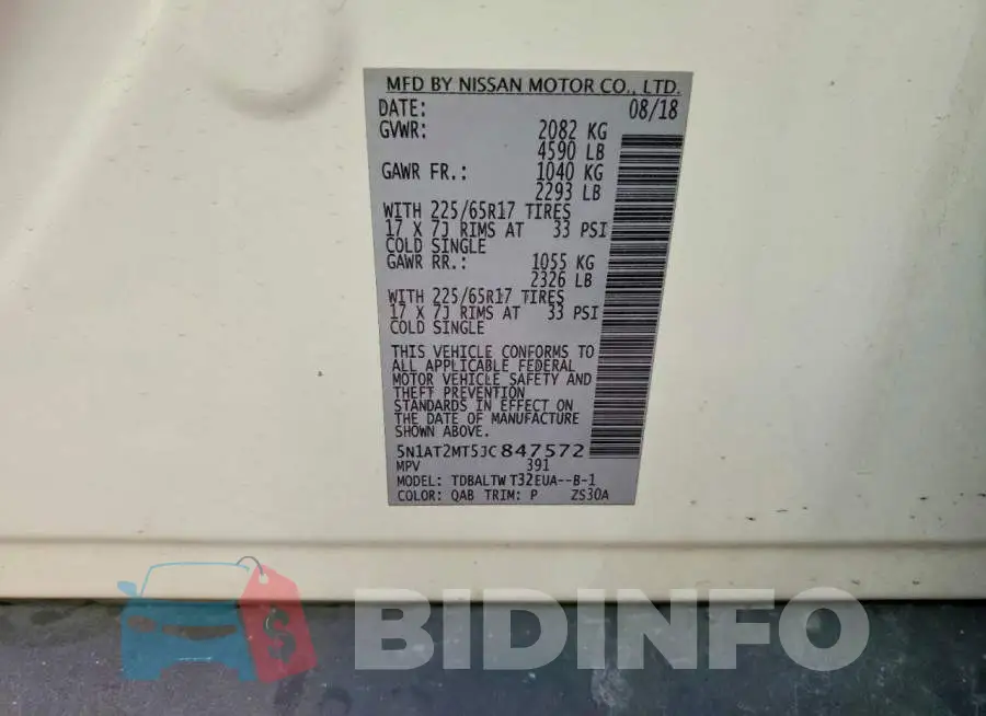 5N1AT2MT5JC847572 Photo# 14