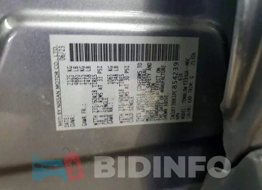 5N1BT3BB1PC854239 Photo# 14