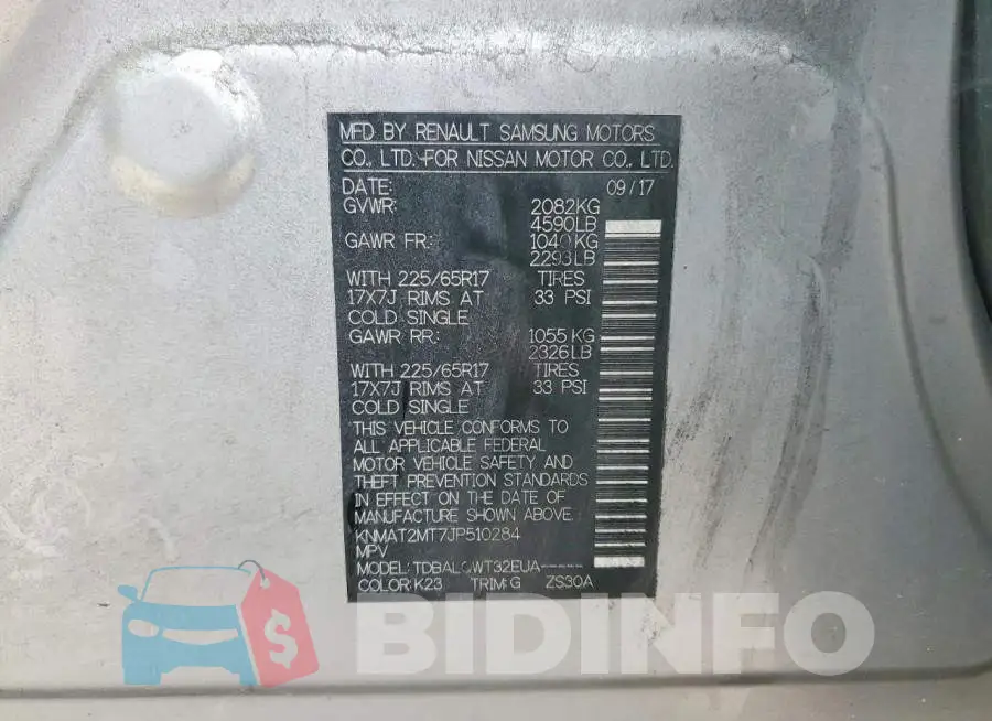 KNMAT2MT7JP510284 Photo# 13
