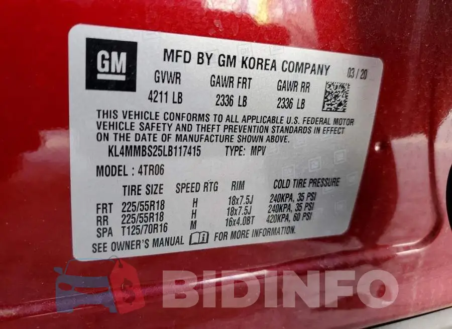 KL4MMBS25LB117415 Photo# 13