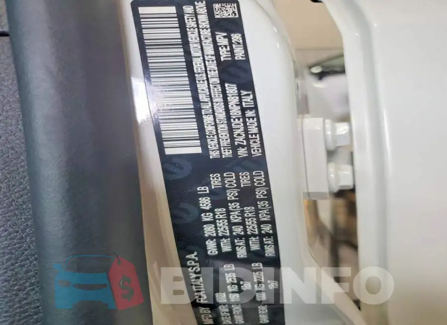 ZACNJDE18NPN81807 Photo# 13