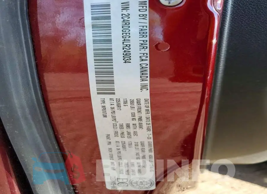 2C4RDGEG4LR249034 Photo# 14
