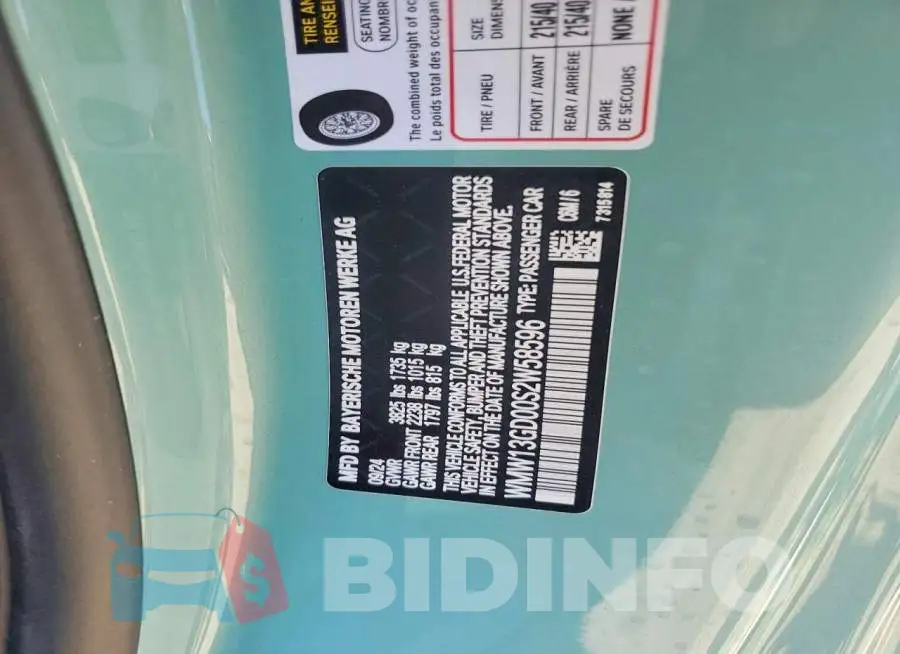 WMW13GD00S2W58596 Photo# 13